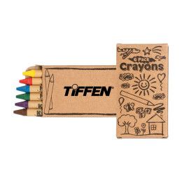 Custom 6 Pack Crayon Kraft Box