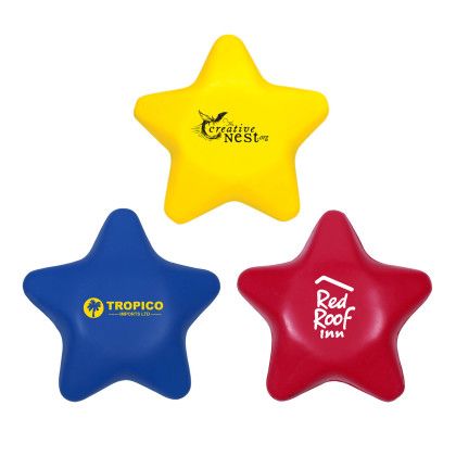 Custom Star Stress Reliever - All Colors