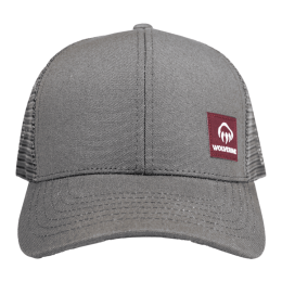 Custom Wolverine Red Label Trucker Cap - Gray