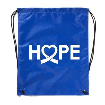 Custom Drawstring Backpack - Reflex Blue Custom Drawstring Backpack - Reflex Blue