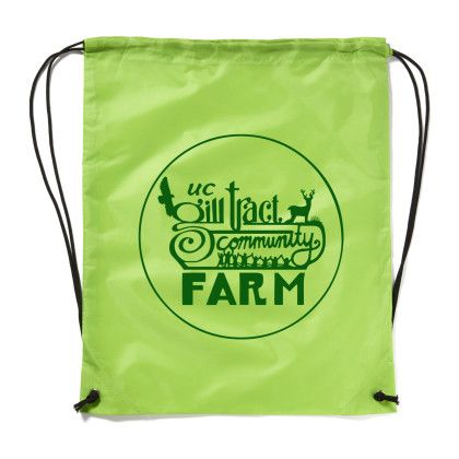 Custom Drawstring Backpack - Lime Green