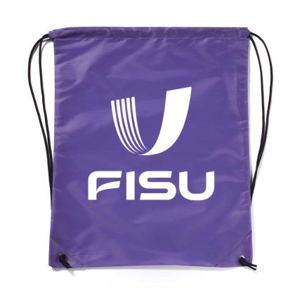 Custom Drawstring Backpack - Purple