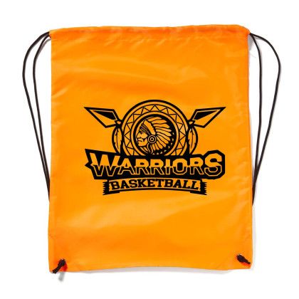 Custom Drawstring Backpack - Orange