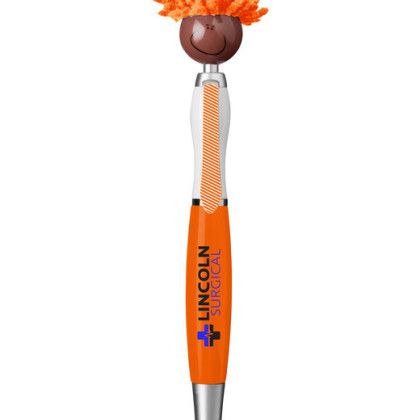 Custom MopToppers Multicultural Screen Cleaner With Stylus Pen - Orange