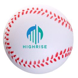 White Promotional Baseball Stress Toys | Custom Stress Baseballs | Discount Baseball Stress Toys in Bulk