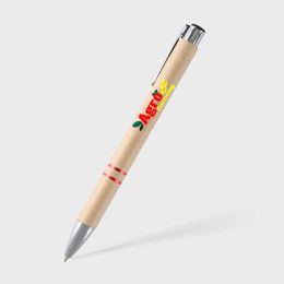 Custom Sonata Eco-Friendly Click Pen - Red