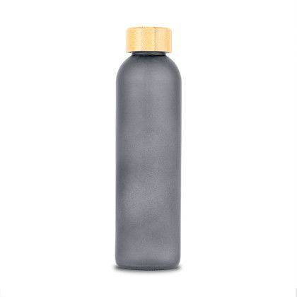 Custom Beverly Glass Watter Bottle 24 oz - Black