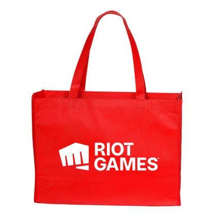 Custom Standard Non Woven Tote - Red