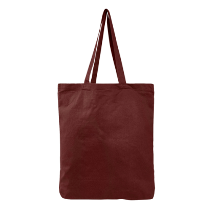 Colored Economical Tote Bag With Gusset- Maroon