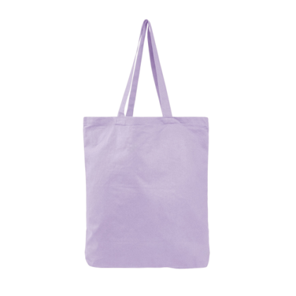 Colored Economical Tote Bag With Gusset- Lavender