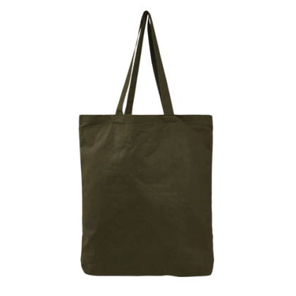 Colored Economical Tote Bag With Gusset- Forest Green