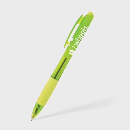 Custom Tryit Bright Color Pen - Green