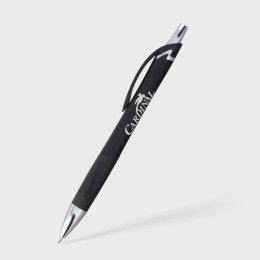 Custom Aquarius Comfort Click Pen - Black