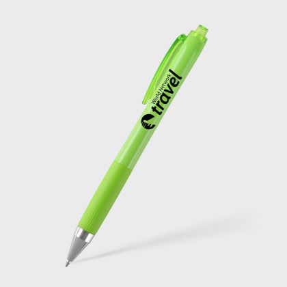 Custom Gelato Vibrant Click Pen - Green