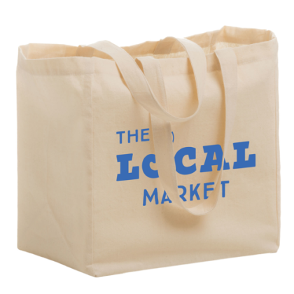 Custom Lightweight Cotton Canvas Grocery Tote