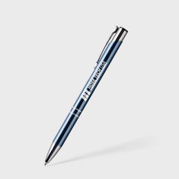 Custom Sonata Elegant Glass Pen - Slate Blue