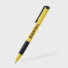 Custom Clip Grip Ergonomic Pen - Yellow