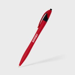 Custom Javalina Comfort Black Pen - Red