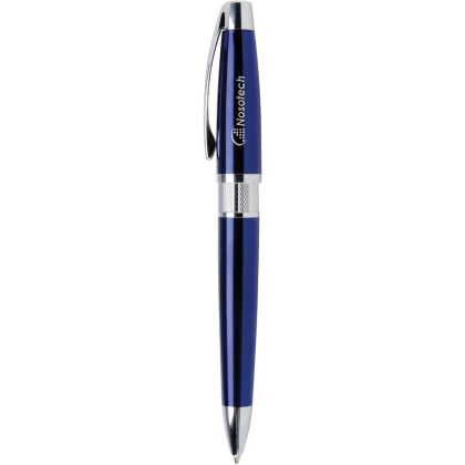 Promotional Metal Pens | Customized Metal Twist Pens | Blue Guillox 8 Ballpoint Pen | Best Personalized Guillox Pens