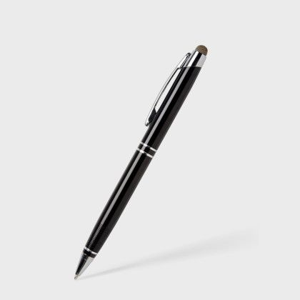 Custom Smoothscript Dual Function Stylus Pen - Black