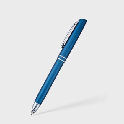 Custom Vozzano Executive Pen - Slate Blue