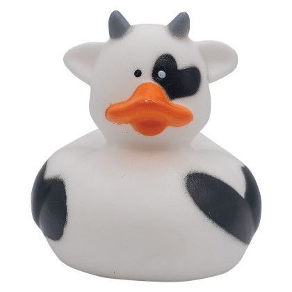 Custom Miniature Cow Rubber Duck