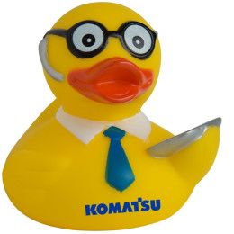 Custom Techie Theme Rubber Duck