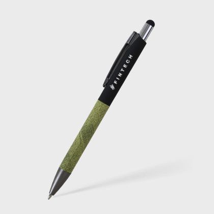 Custom EcoMetal Denim Pen - Kiwi Green