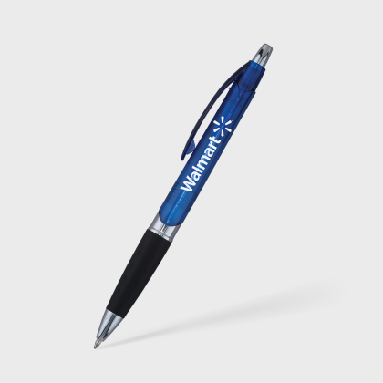 Custom Zumba Vibrant Writing Pen - Blue