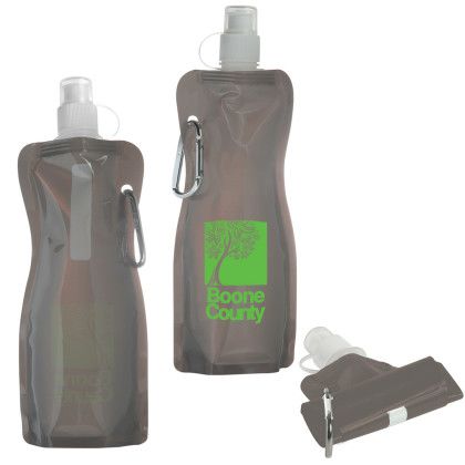Custom 16 oz Bend-A-Bottle - Gray Custom 16 oz Bend-A-Bottle - Gray