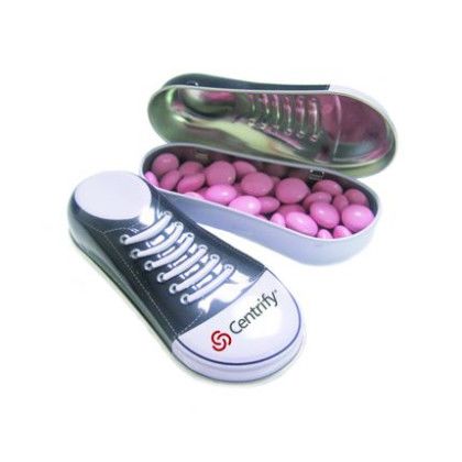 Custom Sneaker Tin-Chocolate Buttons Custom Sneaker Tin-Chocolate Buttons