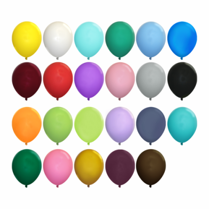 11" Standard Latex Balloon Different Color Options