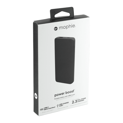 Custom Mophie Power Boost 10,000 Mah Power Bank With USB-C Port - Gift Box