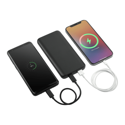 Custom Mophie Power Boost 10,000 Mah Power Bank With USB-C Port - In Use