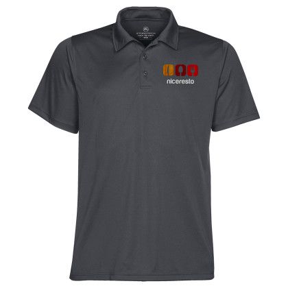 Custom Stormtech Apollo Men's H2xdry Polo - Graphite