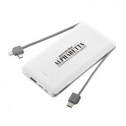 Custom 3-in-1 Built in Cables - White