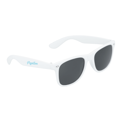 Custom Sun Ray RPP Sunglasses - White