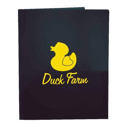 Custom Old School Folder - Transparent Black