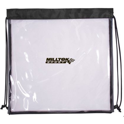 Custom All Access Drawstring Backpack - Black 