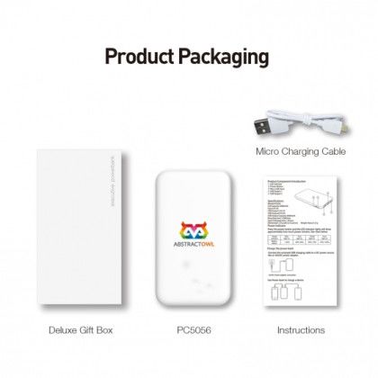 Custom UL Certified 5000 mAh Pocket Size Power Bank - Packaging