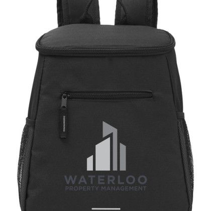 Custom Core365 Backpack Cooler - Black Custom Core365 Backpack Cooler - Black