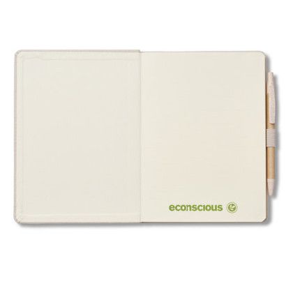 Custom Econscious Hemp Journal & Pen - Inside Cover