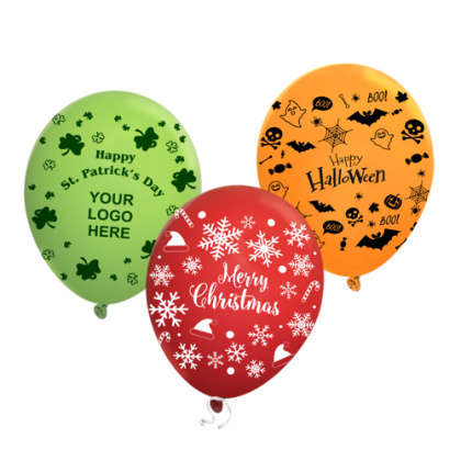 Custom 11" Standard Latex Wrap Balloons with Logo