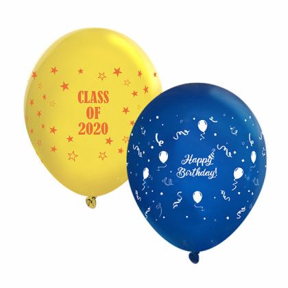 Custom 11" Crystal Latex Wrap Balloons with Logo