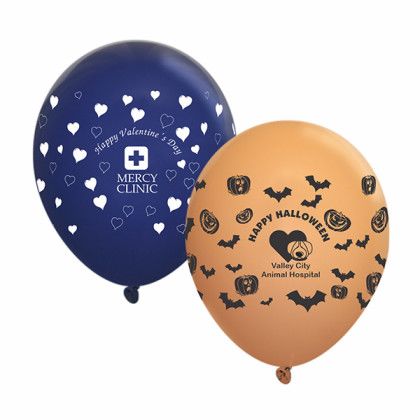 Custom 11" Fashion Latex Wrap Balloons with Logo