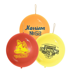 Custom 16" Latex Punch Balloon with Logo Imprint