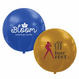 Custom 17" 3D Orbz Foil Balloon with Logo Imprint