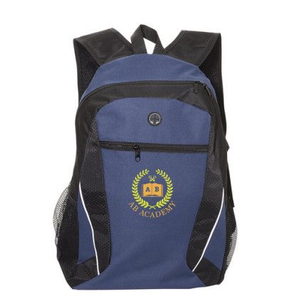 Custom Too Cool For School Backpack - Navy Blue