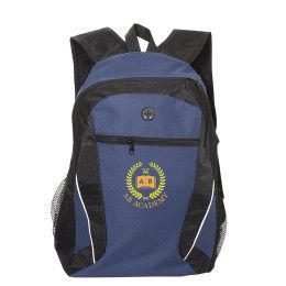 Custom Too Cool For School Backpack - Navy Blue
