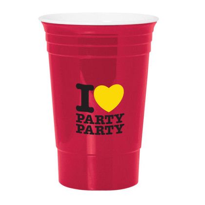 Custom 16oz The Party Cup - Red